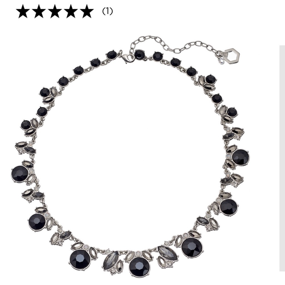 Simply Vera Vera Wang Black
Graduated Stone Cluster Necklaces